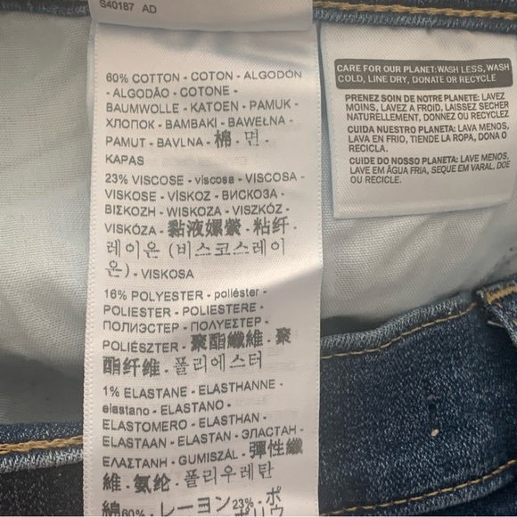 LEVI’S Classic Bootcut Jeans Stretch Mid-Rise Blue Denim - Picture 15 of 16